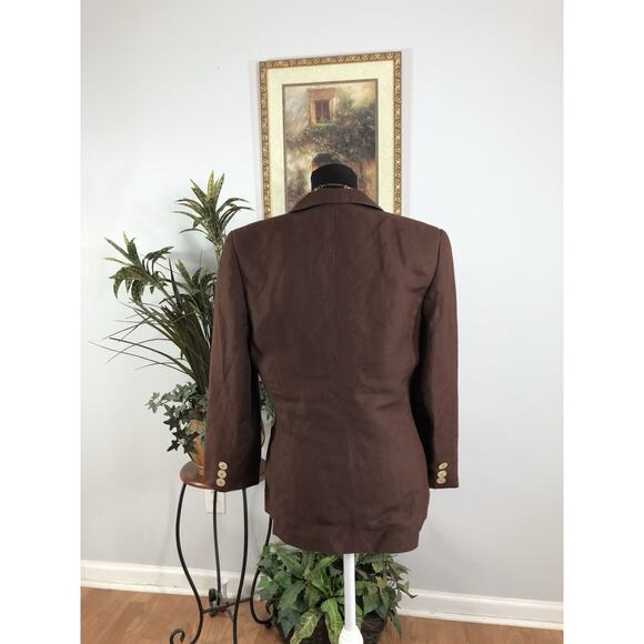 Giorgio Saint’ Angelo Women Jacket 8 Mob Wife 3 Button Front Office Siren Lapel - Picture 4 of 10